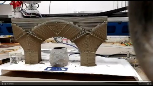 橋のワンスパンを丸ごと造形する過程