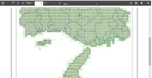 緑の線が「図郭」となり、イエイリが数えたところ827個あった（以下の資料：特記以外は兵庫県）●