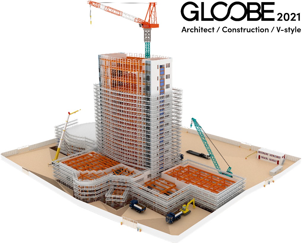 施工BIM対応の「GLOOBE Construction」登場！点群から土量、ICT施工