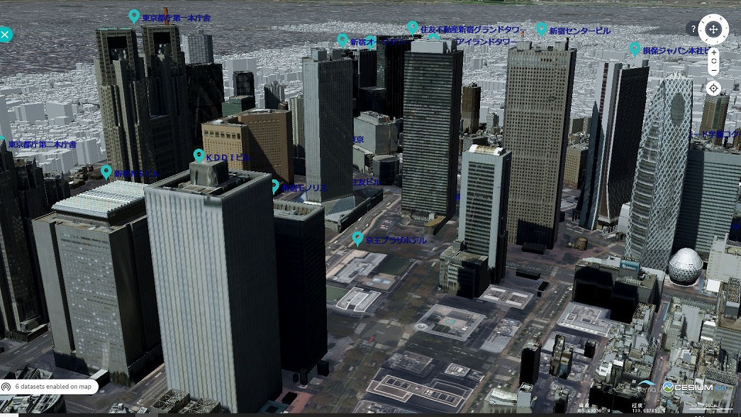 横浜みなとみらい ３D都市データを活用した都市模型 (透明ケース付