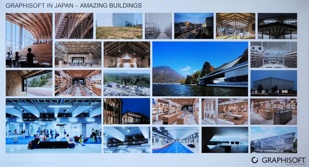 Archicadで設計された日本の様々な建築（資料：Graphisoft）