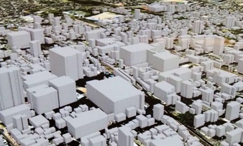 3D都市モデルの活用イメージ（資料：豊田市）