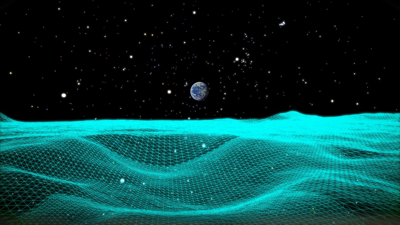 月面3Dマップの元になった3Dスキャンによる地形メッシュデータ