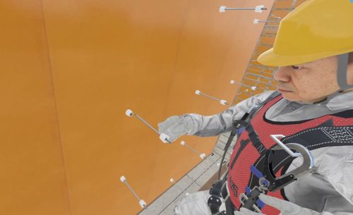 Pコンやセパレーターの設置