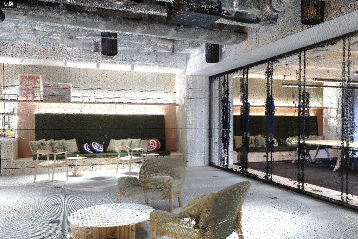 処理前の点群データ