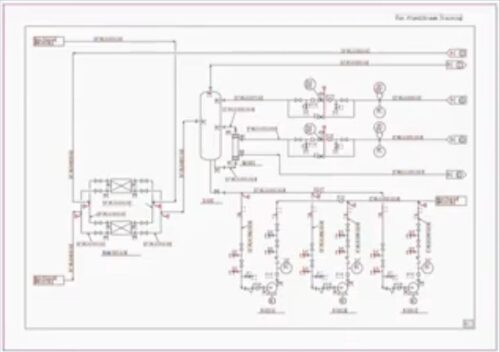 配管の接続関係を表した「P&ID」の例(以下の資料:Arent)