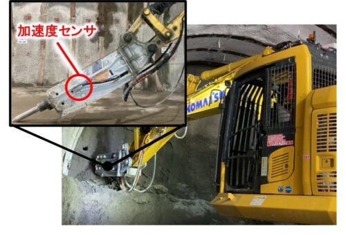 加速度センサーによる圧縮強度の評価