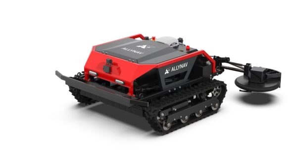 センチメートル級精度での自動走行が可能になったスマート草刈り機「タウラス80E」（特記以外の写真：マゼックス）