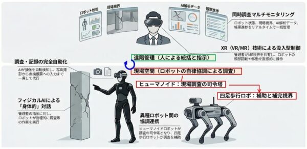ロボットと人間の役割分担。ロボットの操作も「ラジコン」から「自動運転」へと楽になりそうだ