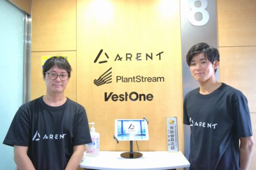 LightningBIMの開発を担うArentの鈴木晃氏（左）と渋谷大樹氏（右）
